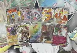 Lot Of 10 Pokemon Ultra Rare TCG Cards - Image 1