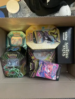 Pokemon Lot Binder & Tins 1000+ Cards - Image 2