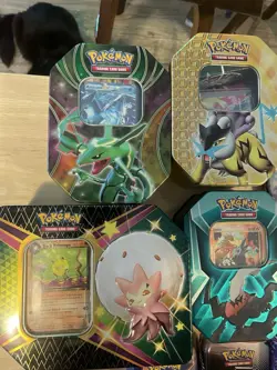 Pokemon Lot Binder & Tins 1000+ Cards - Image 3