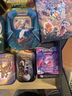 Pokemon Lot Binder & Tins 1000+ Cards - Image 4