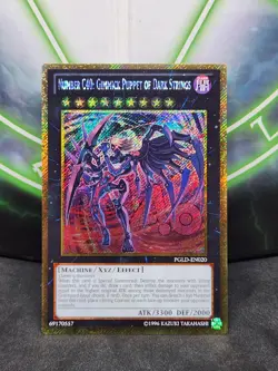 Yugioh Number C40: Gimmick Puppet of Dark Strings PGLD-EN020 Gold Rare 1st Ed NM - Image 1