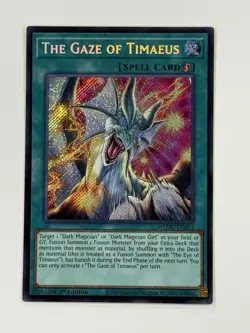 The Gaze Of Timaeus Secret Rare MZMU-EN013 Yu-Gi-Oh - Image 1