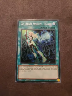YuGiOh! Sky Striker Mobilize - Engage! DASA-EN030 Secret Rare 1st Ed MP - Image 1