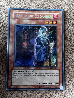 Hand Of The Six Samurai - TDGS-EN085 Secret Rare - Yugioh NM - Full Foil Bleed - Image 1