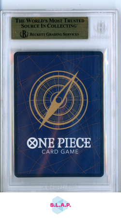 MONKEY D.LUFFY MANGA ART SEC ONE PIECE OP13-118 2025 CAR.ON HIS WILL EN BGS 9.5 - Image 2