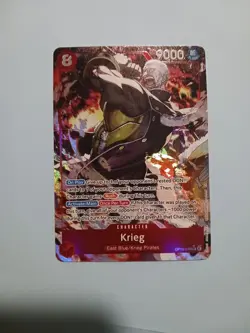 One Piece Card Game TCG Krieg OP15-008 Alt Art M/NM Condition - Image 1
