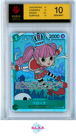 PERONA ONE PIECE OP12-034 2025 LEGACY OF THE MASTER SR JAPANESE RGS 10 - Image 1