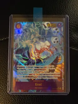 One Piece Enel OP15-118 SEC Parallel Alt Art Adventure on Kami's Island NM ENG - Image 1