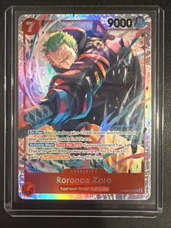 One Piece OP15 Roronoa Zoro - EB04-007 SR Foil - Adventure On Kami's Island Eng. - Image 1