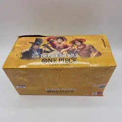 One Piece Tin Pack Vol. 2 Display Set Lot of 12 Tins English New TS-02 - Image 1