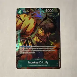 One Piece CCG Monkey.D.Luffy PRB02-005 Foil Alt Art Super Rare 5000-alt - Image 1