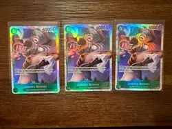 One Piece CCG Jewelry Bonney SR Foil Card PRB-02 OP07-026 NM X 3 - Image 1