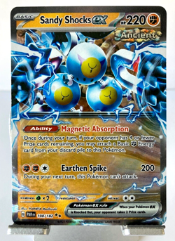 Pokemon Paradox Rift Sandy Shocks ex 108/182 Ultra Rare Card - Image 1
