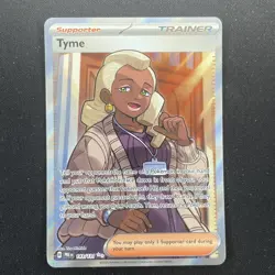 Tyme - Full Art - 143/131 - Prismatic Evolutions - Ultra Rare Pokemon Card - Image 1