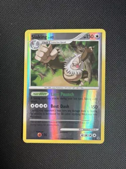 Pokemon Card Platinum Slaking LV.62 16/127 Reverse Holo TCG - Image 1