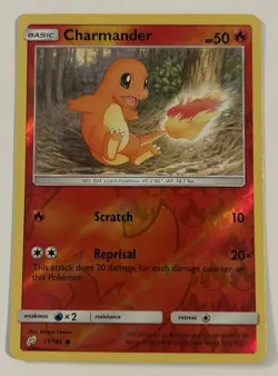 Charmander 11/181 LP Reverse Holo Foil Pokemon Card - Image 1