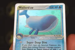 Wailord ex EX Sandstorm 100/100 Holo Rare WOTC Pokemon Trading TCG Card EX-NM - Image 4