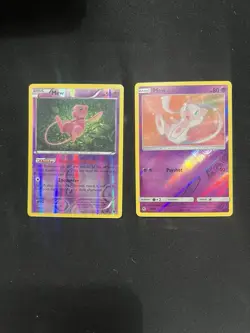 Holo Mew Pokemon Card Collection Lot Vintage Wotc Reverse Foil NM - Image 1