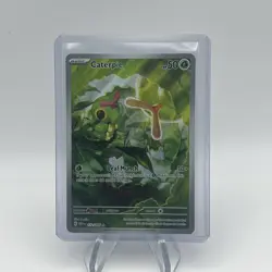 Pokemon Scarlet & Violet 151 Caterpie 172/165 illustration Rare - NM - Image 1