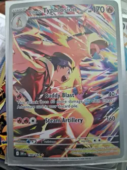 Pokemon TCG Ethan's Typhlosion Destined Rivals Illustration Rare Card 190/182 - Image 1