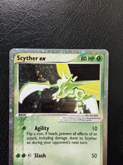 Pokemon Scyther EX TCG Holo Ultra Rare Card Ruby and Sapphire 102/109 MP - Image 2