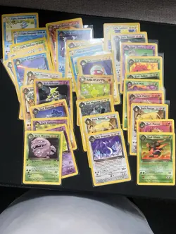 Dark Pokemon Card Collection Lot Vintage Wotc Team Rocket Holos More - Image 1