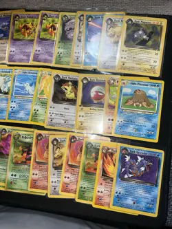 Dark Pokemon Card Collection Lot Vintage Wotc Team Rocket Holos More - Image 5