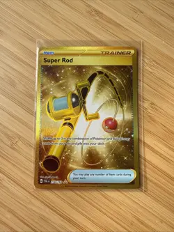 Pokemon TCG Super Rod Paldea Evolved Gold Rare Card 276/193 - Image 1