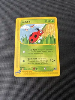 Pokemon Card Skyridge Ledyba 72/144 E Series Pokemon TCG - Image 3
