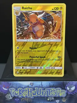 Pokemon Card Raichu 67/236 SM Cosmic Eclipse Reverse Holo Rare Near Mint - Image 1