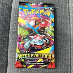 Pokemon Mega Evolution Booster Pack Venusaur 10 Cards English TCG - Image 1