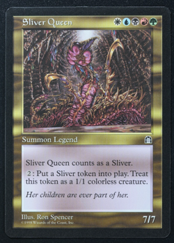Sliver Queen Magic Card Stronghold MTG Reserved List - Image 1