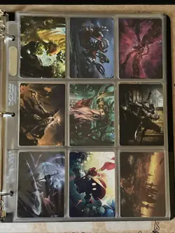 Final Fantasy Magic The Gathering Borderless Art Cards Full Set Of All 53 Cards - Image 3