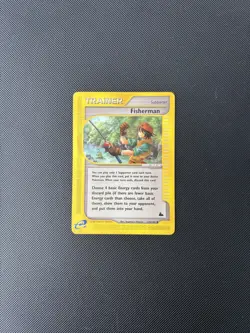 Pokemon Card Skyridge Fisherman 125/144 E Series Pokemon TCG - Image 2