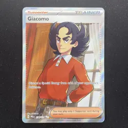 Giacomo - Full Art - 138/131 - Prismatic Evolutions - Ultra Rare Pokemon Card - Image 1