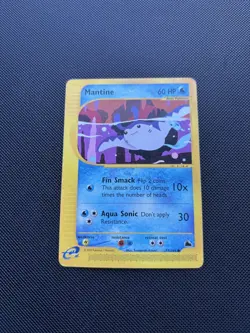 Pokemon Card Skyridge Mantine 77/144 E Series Pokemon TCG - Image 2