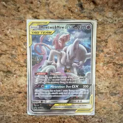 Pokemon Mewtwo & Mew GX TAG TEAM Promo Holo SM191 Card 270 HP - Image 1
