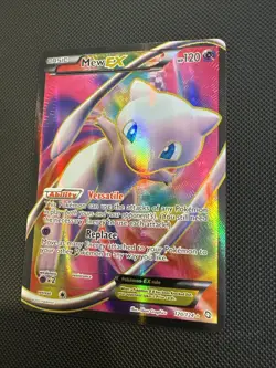 Pokemon Mew EX Holo Ultra Rare Full Art Dragons Exalted Card 120/124 - Image 1