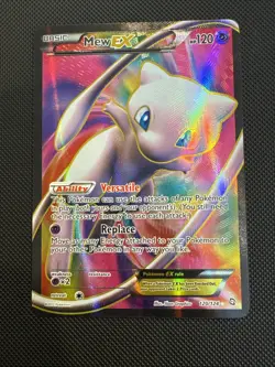 Pokemon Mew EX Holo Ultra Rare Full Art Dragons Exalted Card 120/124 - Image 2