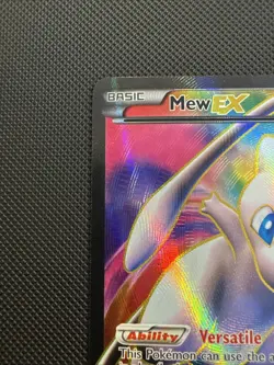 Pokemon Mew EX Holo Ultra Rare Full Art Dragons Exalted Card 120/124 - Image 3
