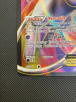 Pokemon Mew EX Holo Ultra Rare Full Art Dragons Exalted Card 120/124 - Image 5