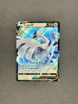Pokemon TCG Lugia V SWSH301 Black Star Promo Card Sword & Shield (Near Mint) - Image 1