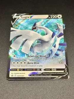Pokemon TCG Lugia V SWSH301 Black Star Promo Card Sword & Shield (Near Mint) - Image 2