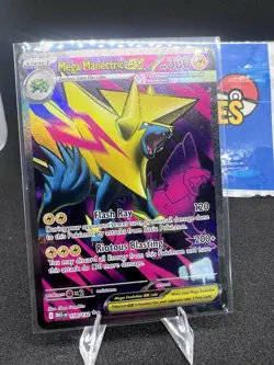 Mega Manectric ex 158/132 Ultra Rare Mega Evolution Pokemon Card - Image 1