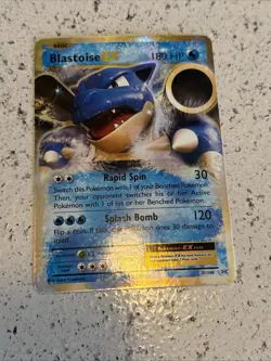 Blastoise EX 21/108 Evolutions Holo 2016 Pokemon Card Rare NM - Image 2