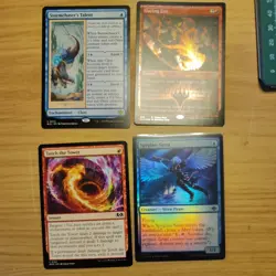 JOBLOT VARIOUS MAGIC THE GATHERING CARDS MTG BUNDLE. HOLOS FOIL - Image 1