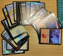 JOBLOT VARIOUS MAGIC THE GATHERING CARDS MTG BUNDLE. HOLOS FOIL - Image 4