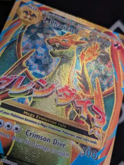 M Charizard EX 101/108 Evolutions Mega Holo Full Art LP Pokemon TCG - Image 2
