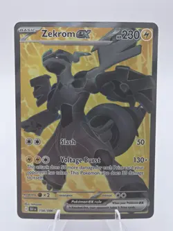 Zekrom ex 158/086 Black Bolt - Full Art Ultra Rare (NM) Pokemon Card - Image 1