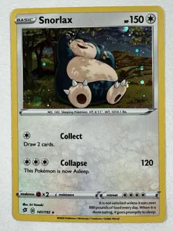 Snorlax - (Cosmos Holo) Promo Miscellaneous Cards & Products 141/192 LP+ - NM - Image 1